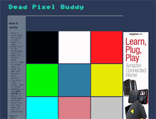 Tablet Screenshot of deadpixelbuddy.com
